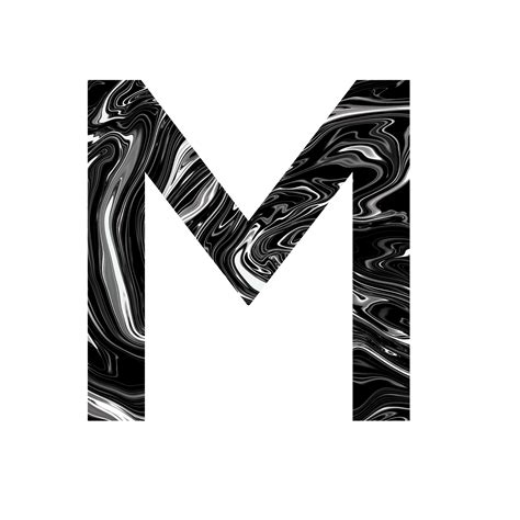 Black Marble Texture Letter 25225644 Png - vrogue.co