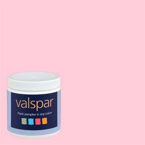 Valspar Pink Destiny Interior Satin Paint Sample at Lowes.com