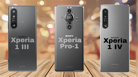 Sony Xperia 1 IV vs Sony Xperia Pro-I vs Sony Xperia 1 III. Tech Specs - YouTube