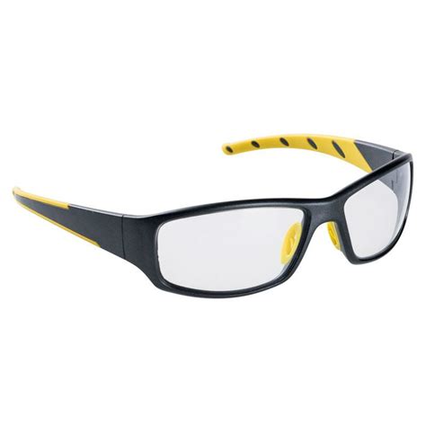 Portwest Athens Sport Lightweight Clear Safety Glasses PS05CLR - Workwear.co.uk