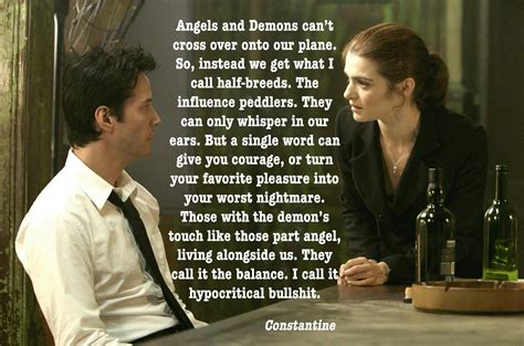 #Constantine (2005) Constantine Movie, Keanu Reeves Quotes, Angel Guide ...