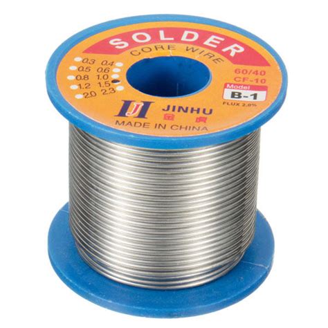 250g 1.5mm 60/40 tin lead soldering wire reel solder rosin core Sale - Banggood.com