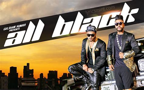 ALL BLACK LYRICS - SukhE, Raftaar | Punjabi Song