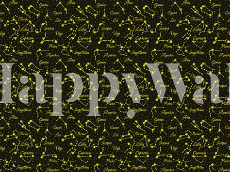 Buy Zodiac Constellations 4 Wallpaper - Happywall