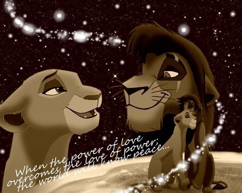 Powerful Lion Wallpaper - Kiara and Kovu