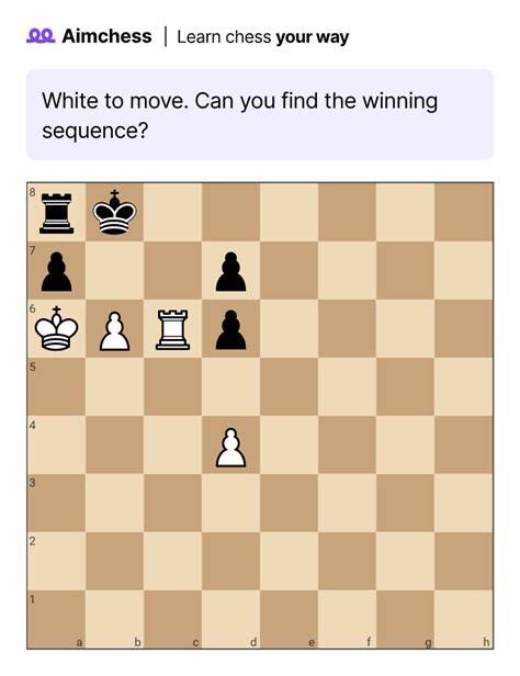 A great endgame puzzle. Figure out the winning sequence. : r/chess