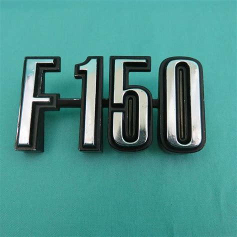 Ford F-150 Emblem D5TB-16702-AA Chrome Black Metal #Ford | Ford f150 ...