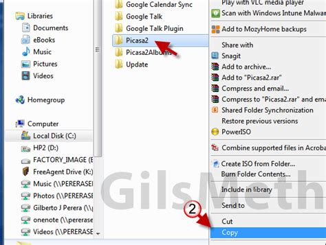 How to Backup Your Picasa Database in Windows