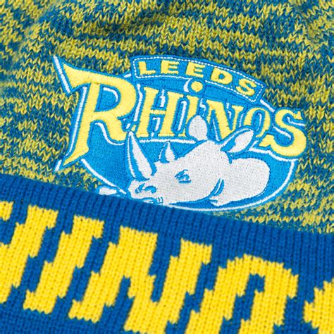 Leeds Rhinos Statement Oversized Beanie - Elite Pro Sports