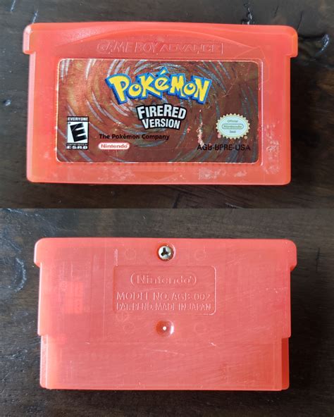 Pokemon Red Cartridge Sticker