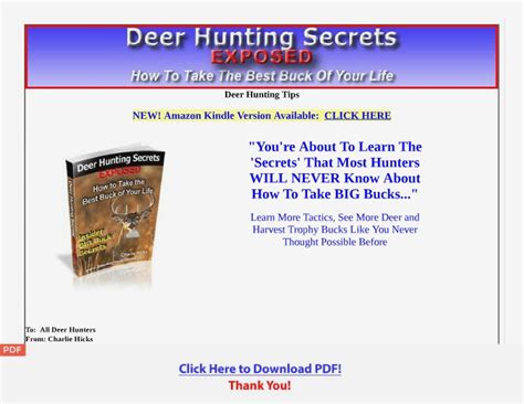 Deer Hunting Tips [PDF] Deer Hunting Tips | Joomag Newsstand