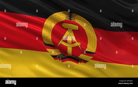 Flag of the German Democratic Republic Stock Photo - Alamy