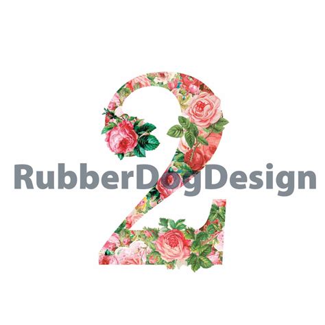 FLORAL LETTERS & NUMBERS Digital Flower Fonts Clip Art - Etsy