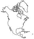 North America Blank Map and Country Outlines - GIS Geography