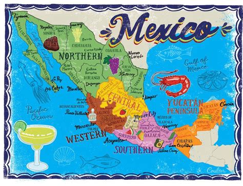 Map of Mexico | Mexico map, Mexico, Mexico travel