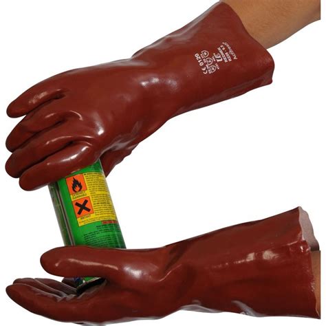 UCi R235 Standard Chemical-Resistant 14" PVC Gauntlet Gloves