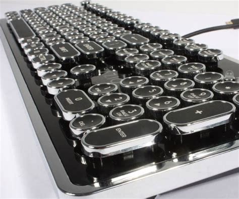 Retro Typewriter Style Keyboard