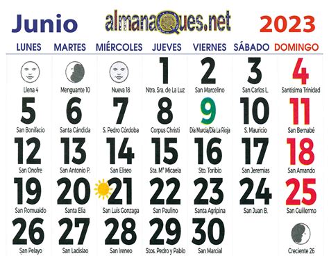 calendario 2023 con santoral y lunas | Calendario con santoral, Calendario, Santoral