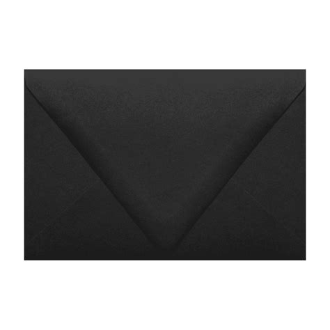 LUXPaper A4 Contour Flap Invitation Envelopes, 4 1/4 x 6 1/4, 80 lb. Midnight Black, 250 Pack ...