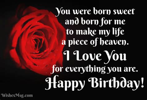 100+ Birthday Wishes for Girlfriend - WishesMsg | Romantic birthday wishes, Birthday quotes for ...