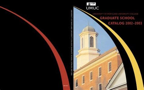 graduate school catalog 2002–2003 - University of Maryland ...