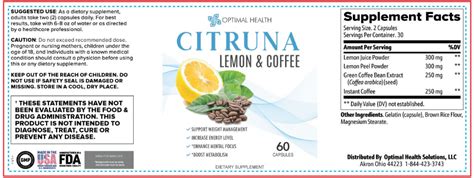 The Citruna Lemon & Coffee Reviews