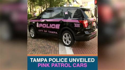 Tampa Police Department unveils pink patrol cars | Taste and See Tampa Bay