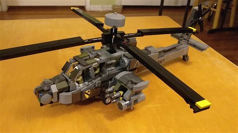 MOC Review: Lego AH-64D Apache helicopter by Chieftain - YouTube