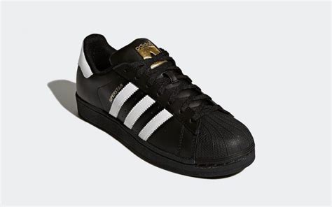 adidas Superstar Foundation Black White Gold B27140 Release Date - SBD