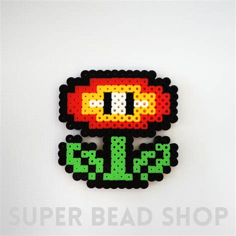 Super Mario Fire Flower Perler Pixel Art - Etsy Finland