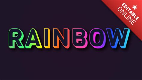 Word art rainbow text generator - pokcurrent