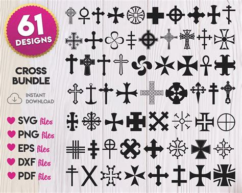 Cross SVG Bundle Cross Silhouette Svg Cross Cricut Cross | Etsy in 2022 ...