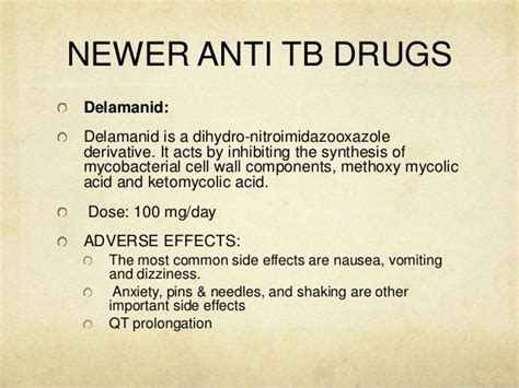 Mdr tb and newer anti tb drugs