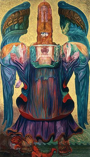 THE ANGEL OF HISTORY, 1992 - Ernst Fuchs - WikiArt.org