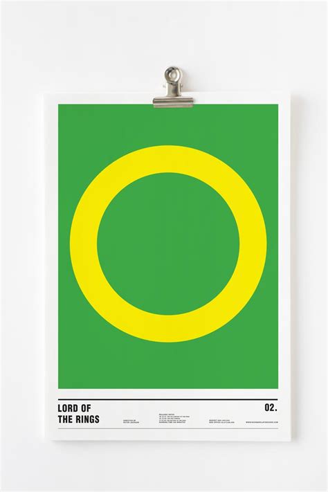Ultra-Minimalist Movie Posters Featuring Designs Consisting Only of Circles