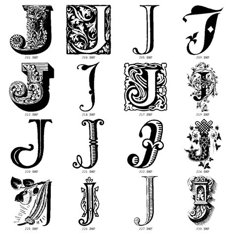 Decorative letters J | Lettering alphabet, J calligraphy, Creative ...