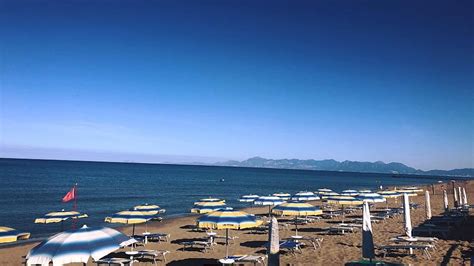 Lido Tritone Beach Paestum, Beach in Cilento National Park, Italy