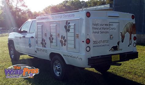 Marion County Animal Control Services Truck | BB Graphics & The Wrap Pros