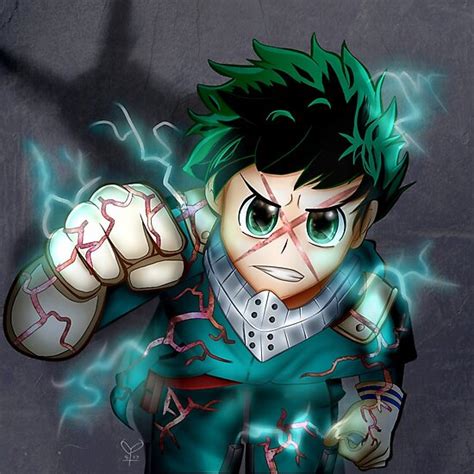 « Izuku Midoriya Full Cowl », Impressions photo par Caffienepanda | Redbubble