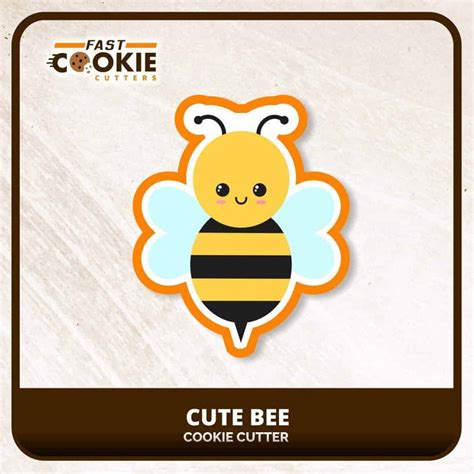 Cute Bee Cookie Cutter - Fast Cookie Cutters