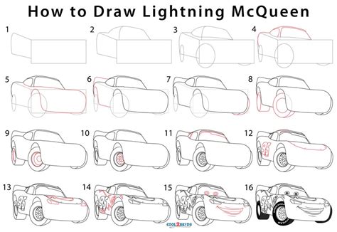 How To Draw Lightning Mcqueen