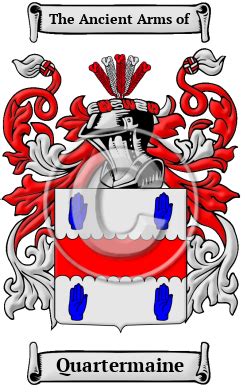 Quartermaine Name Meaning, Family History, Family Crest & Coats of Arms