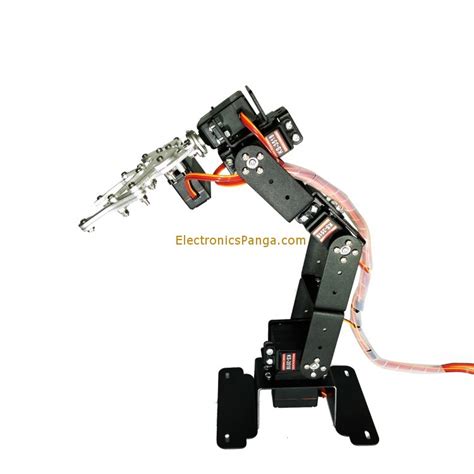 DOF Aluminium Mechanical Robotic Arm Clamp Claw Mount Robot Kit – Star ...