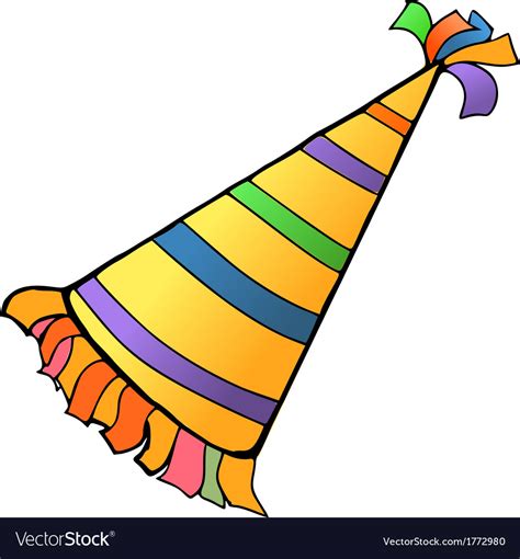 Birthday hat Royalty Free Vector Image - VectorStock