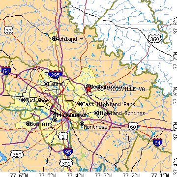 Mechanicsville, Virginia (VA) ~ population data, races, housing & economy