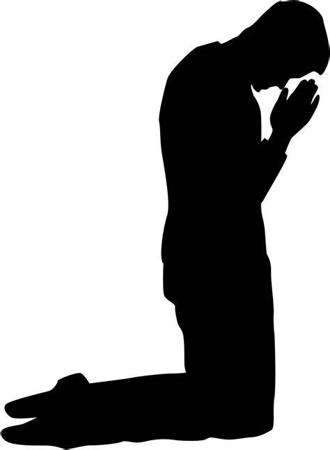 Children Praying Silhouette at GetDrawings | Free download