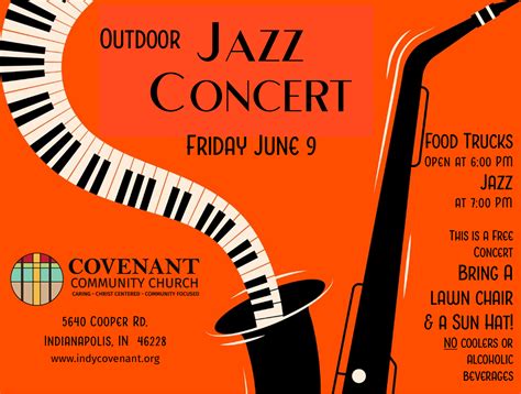 Outdoor Jazz Concert – Covenant Community Church