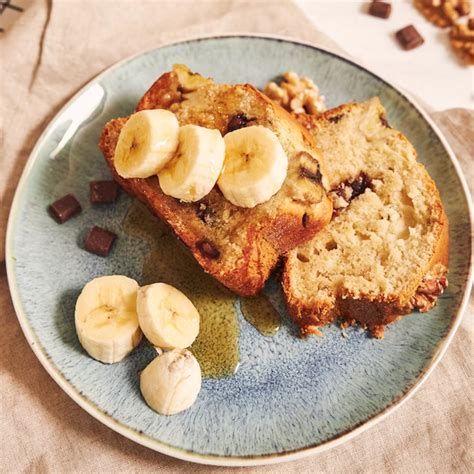 Banana Walnut Eggless Cake Loaf – Ellas Baking