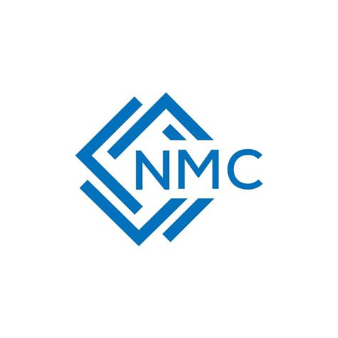 NMC letter logo design on white background. NMC creative circle letter logo concept. NMC letter ...