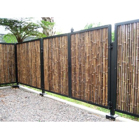 Outdoor Bamboo Privacy Screens - Foter